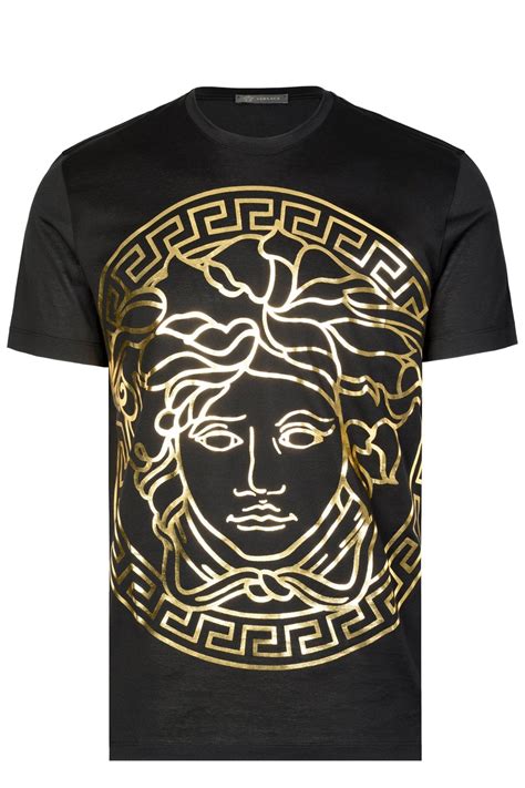 versace orange medusa head shirt|Versace men's medusa head.